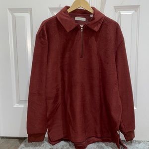 Urban outfitters dark red sweater.